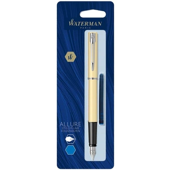 Ручка перьевая Waterman ALLURE Pastel Yellow CT FP F (блистер)