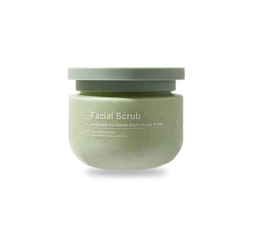 Освіжаючий скраб Ginbi Avocado Ice Cream Body Facial Scrub.