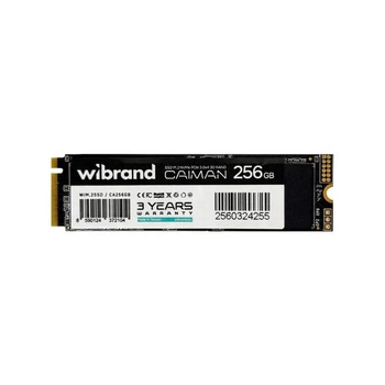 Твердотельный накопитель SSD M.2 Wibrand Caiman 256GB, NVMe, 2280, PCIe 3.0, 3D NAND