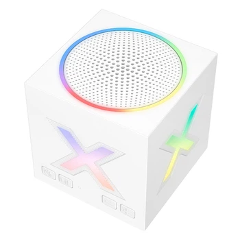 Акустика HOCO BR101 Rubik cube sports BT speaker royal, BT5.4, AUX, TF, TWS, 5W, 1200mAh, 5h, white
