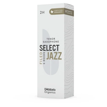 Трость для саксофона D'Addario Organic Select Jazz - Tenor Sax Filed 2H - 5 Pack (ORSF05TSX2H)