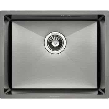 Мойка кухонная GRANADO Under top MAX STEEL S201 black (GS07201B)