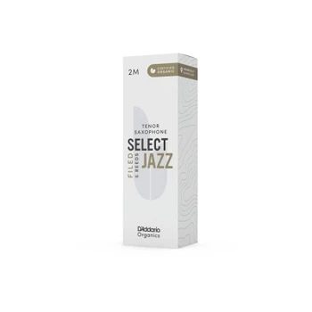 Трость для саксофона D'Addario Organic Select Jazz - Tenor Sax Filed 2M - 5 Pack (ORSF05TSX2M)