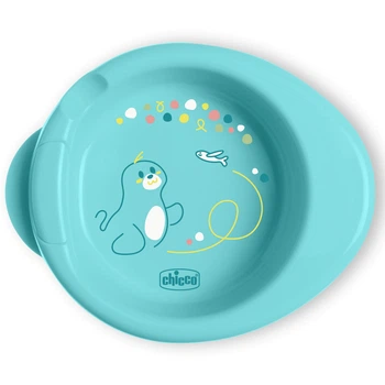 Термоcтійка тарілка Chicco Warmy Plate, 6м+, колір бірюзовий (16000.25)