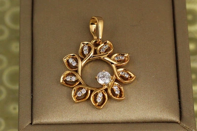 Кулон Xuping Jewelry Весняне сонце 2,2 см золотистий