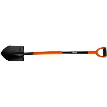 Лопата штикова Neo Tools, ручка металева D-подібне, 125см, 2.28кг