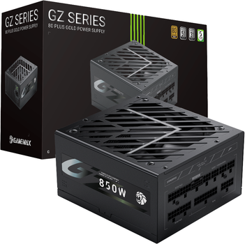 Zasilacz Gamemax GZ 850G 80 Plus Gold Black (GZ 850G)