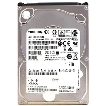 Жесткий диск Toshiba AL15SE 1.2Tb 10000 об/мин SAS 12 Gbit/s 2.5"(AL15SEB120N) - Б/У