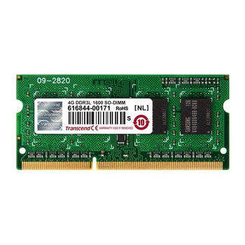 Оперативная память Transcend 4Gb DDR3-1600 PC3L-12800 (TS512MSK64W6H) SODIMM Non-ECC Small Outline - Б/У