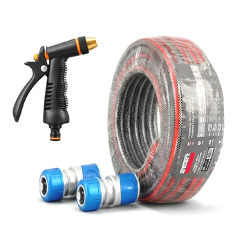 Комплект для поливу SmartFlex: шланг 1/2" 20 м + пістолет + 2 конектори