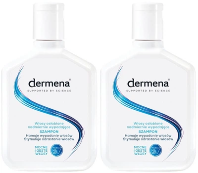 Szampon przeciw wypadaniu włosów Dermena Duopak 2 x 200 ml (5902175324644)