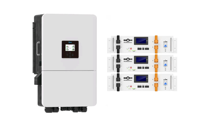 Комплект автономного энергоснабжения инвертор Deye SUN-20K-SG05LP3-EU-SM2 20 кВт + три батареи Biom Professional BALFP-R512100-UNI 5.12 кВт·ч