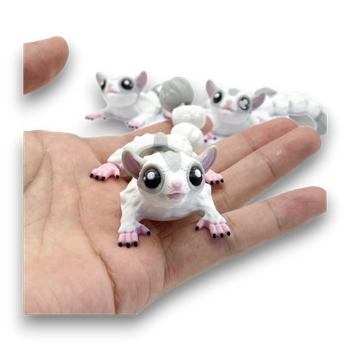 Подвижная фигурка/игрушка «Сахарный поссум» (3D-печать)