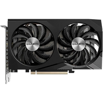 Відеокарта GIGABYTE GeForce RTX 3050 WindForce OC V2 8G 14000 MHz 1792 MHz Black (GV-N3050WF2OCV2-8GD)