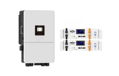 Комплект автономного энергоснабжения инвертор Deye SUN-20K-SG05LP3-EU-SM2 20 кВт + две батареи Biom Professional BALFP-R512100-UNI 5.12 кВт·ч