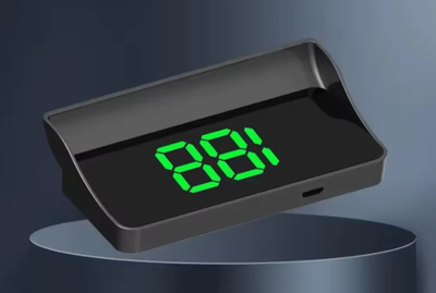 Автомобільна проекція швидкості HUD V9 GPS на лобове скло від USB зелений колір цифр