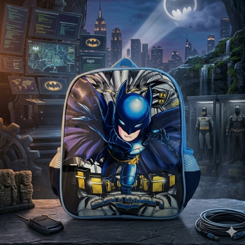 Детский рюкзак Batman для мальчика (дошкольный, в садик) 322-15