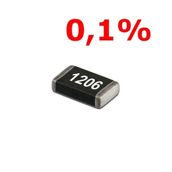 SMD-резистор (1206) 10 kom ±0,1% 50ppm - 667504