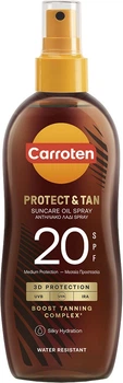 Олія-спрей для інтенсивної засмаги Carroten Protect & Tan SPF 20 150 мл (5201314180289)
