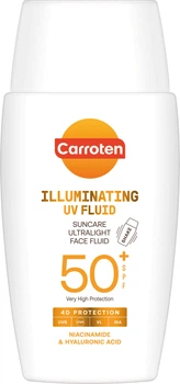Ультралегкий солнцезащитный флюид для лица Carroten Illuminating SPF 50+ 40 мл (5201314206965)