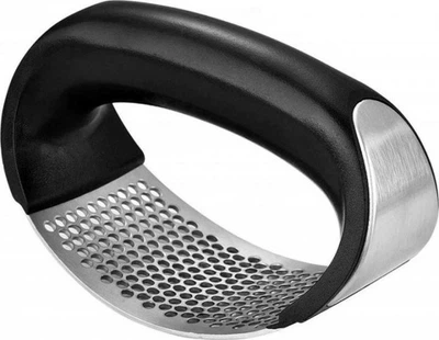 Прес для часнику подрібнювач Garlic Press з нержавіючої сталі з пластиковою ручкою