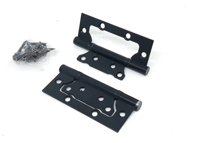 Петля (бабочка) FLUSH KEDR 100*63*2.0mm - Black mat (вузька)