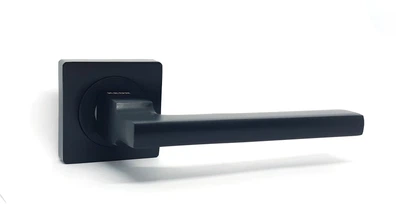 Ручка на розетці KEDR HRoz R06.180-AL - Black mat (квадратна)
