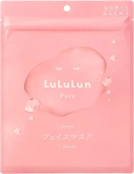 Увлажняющая маска для лица LuLuLun Pure Everys Face Mask 7 шт (4580794010646)