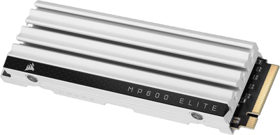 Dysk SSD Corsair MP600 Elite 4TB PCIe Gen4 x4 NVMe 1.4 M.2 do PlayStation 5 White (840440489085)
