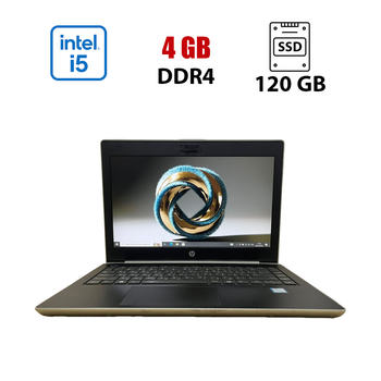 Ультрабук Б-класс HP ProBook 430 G5 / 13.3" (1920x1080) TN / Intel Core i5-8250U (4 (8) ядра по 1.6 - 3.6 GHz) / 4 GB DDR4 / 120 GB SSD / Intel UHD Graphics 620 / WebCam б/у
