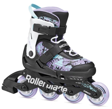 Детские ролики Rollerblade Microblade SL black-lavander 33-36.5 (sl102)