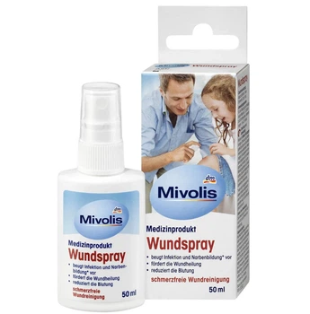 Спрей для заживления и обеззараживания ран Mivolis Wundspray 50 мл