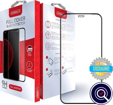 Защитное стекло Intaleo 9H 3D для смартфона Apple iPhone 12 Pro Max Black (1283126506437)