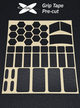 Гріпси наліпки для миші X-Raypad Cicada Wings V2.1 Universal Pre-cut Grip Tape Black