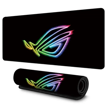 Игровой Коврик для Мыши 900x400x4мм (XXL) Дизайн ASUS ROG Cyber Pulse. Гладкая Поверхность, Прорезиненный. Толщина 4 мм