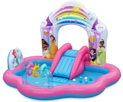 Надувная игровая площадка Bestway Disney Принцессы с горкой 2.21 × 1.93 × 1.40 м 9103Y (6941607368558)