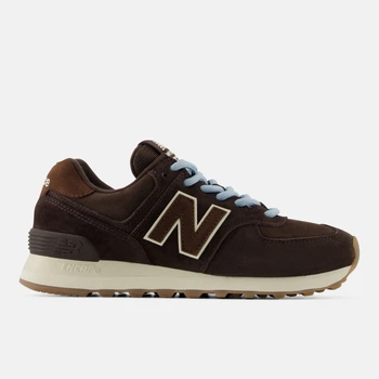 Женские коричневые кроссовки New Balance 574 37,5 (7) 24 см (W57474P)