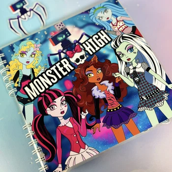 Monster High school монстер хай гра на ліпучках липучках альбом книжка тока бока