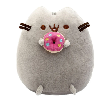 Мягкая игрушка Пушин с пончиком Pusheen 15 см