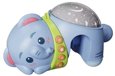 Lampka nocna Woopie Projektor gwiazd Słonik (5906280658076)