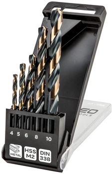 Набір свердел по металу Neo Tools 5 шт. (5906692003174)