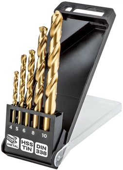 Набір свердел по металу Neo Tools 5 шт. (5906692009398)