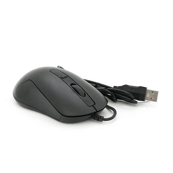 Миша провідна JEDEL CP101, 800/1200/1600DPI, кабель 1,35 м. 125x66x35 мм. 97 гр. Black. Box (UG-45337)