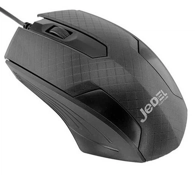 Миша дротова JEDEL M10, Black, Q100 (UG-20544)