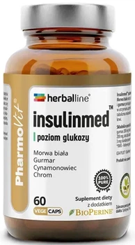 Suplement diety Pharmovit Insulinmed Herbaline 60 kapsułek (5902811236751)