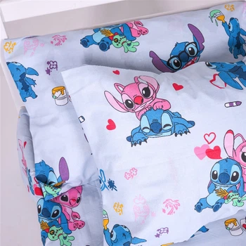 Наволочка MirSon 17-0908 Cute Stitch Blue Бязь 40х60 см (2200012552124)