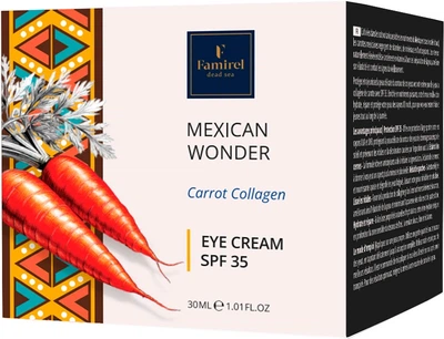 Крем для шкіри навколо очей Famirel Mexican Wonder Carrot Collagen Морква Колаген SPF 35 30 мл (7290114086981)
