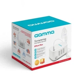 Ингалятор (небулайзер) Gamma Effect Max компрессорный гарантия 2 года