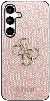 Панель Guess Big 4G Logo Classic Logo для Samsung Galaxy S25 FE Pink (3666339572143)