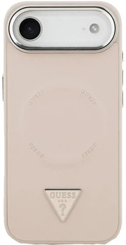 Etui Guess Triangle Logo MagSafe do Apple iPhone Air Różowe (3666339515362)